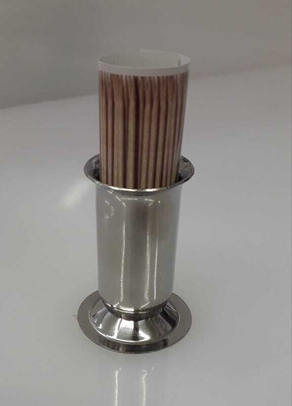 Porta stuzzicadenti inox a calice Caper