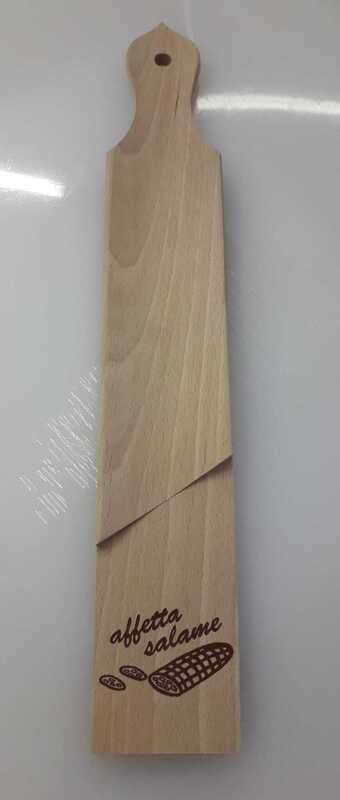 Tagliere affetta salame in legno Caper