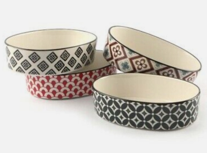 Pirofila porcellana Mosaik ovale grande