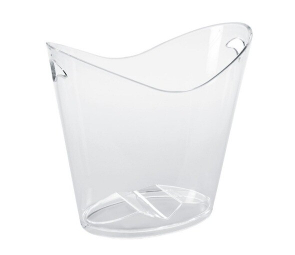 Secchiello champagne Rio plastica ovale Cosmoplast