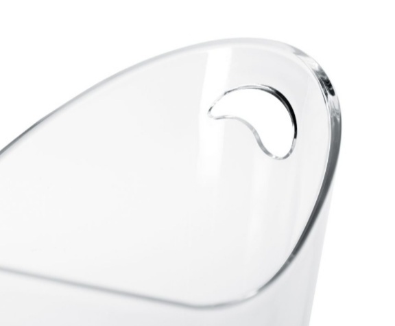 Secchiello champagne Rio plastica ovale Cosmoplast