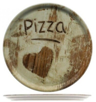 Piatto pizza slice / heart Saturnia