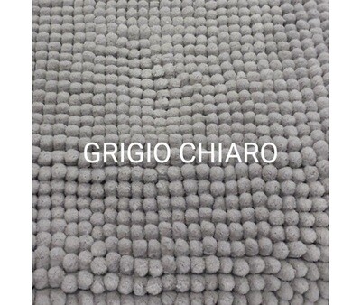 Tappeto Pallino Domus 130X65, Colore: GRIGIO CHIARO