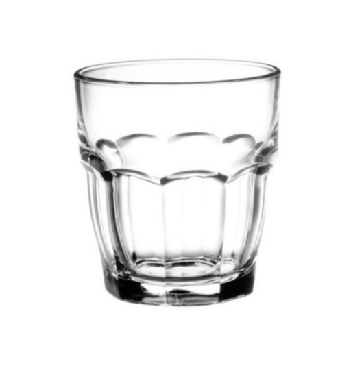 Set 6 bicchieri Rock Bar colorato vetro Bormioli cl.27