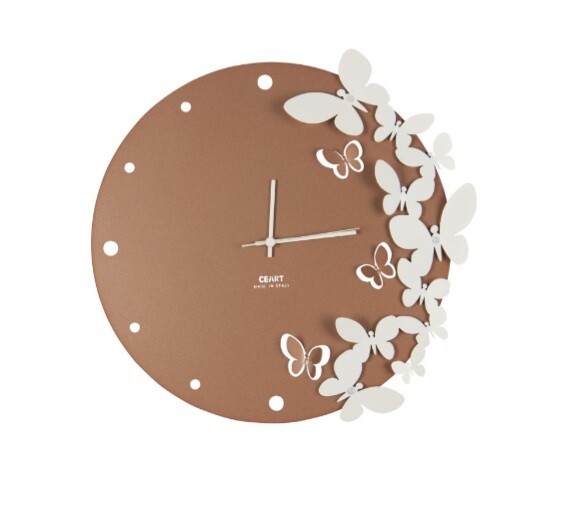 Orologio da parete "farfalle in danza 3D" Ceart