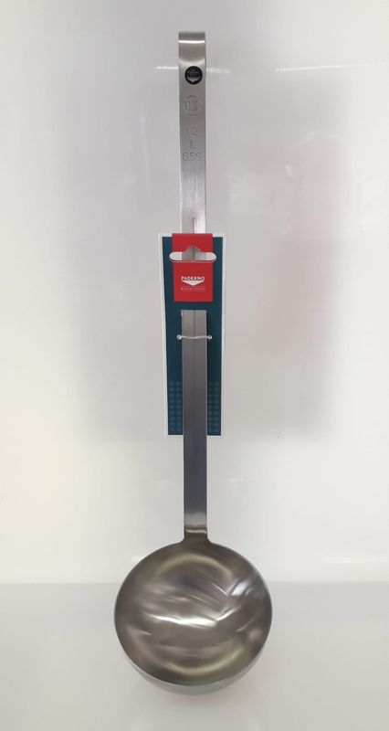 Mestolo acciaio inox professionale cm.12 Paderno