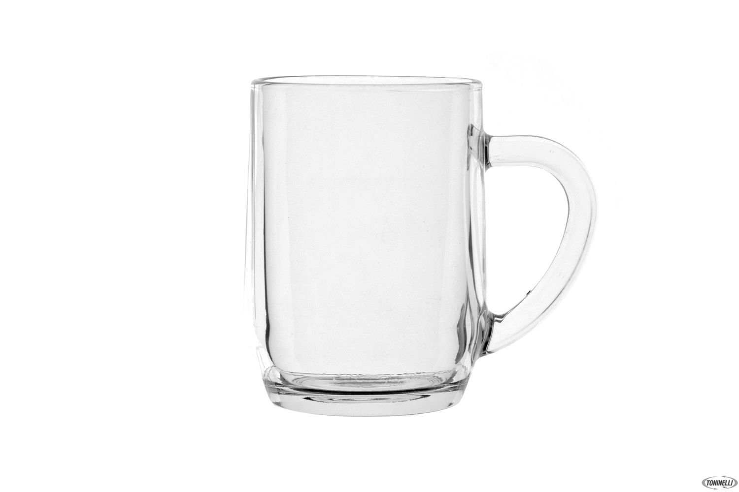 Bicchiere birra con manico / tazza mug in vetro Arcoroc cl.28