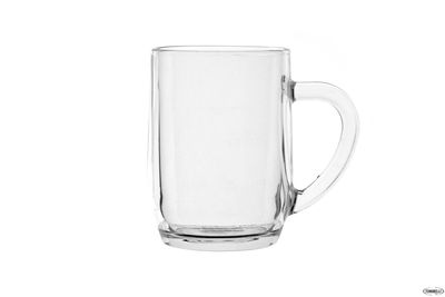 Bicchiere birra con manico / tazza mug in vetro Arcoroc cl.28