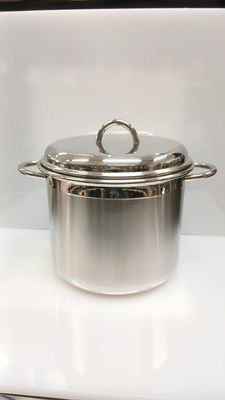 Pentola ICM "Le pentole" acciaio inox 18/10 induzione con coperchio cm.24