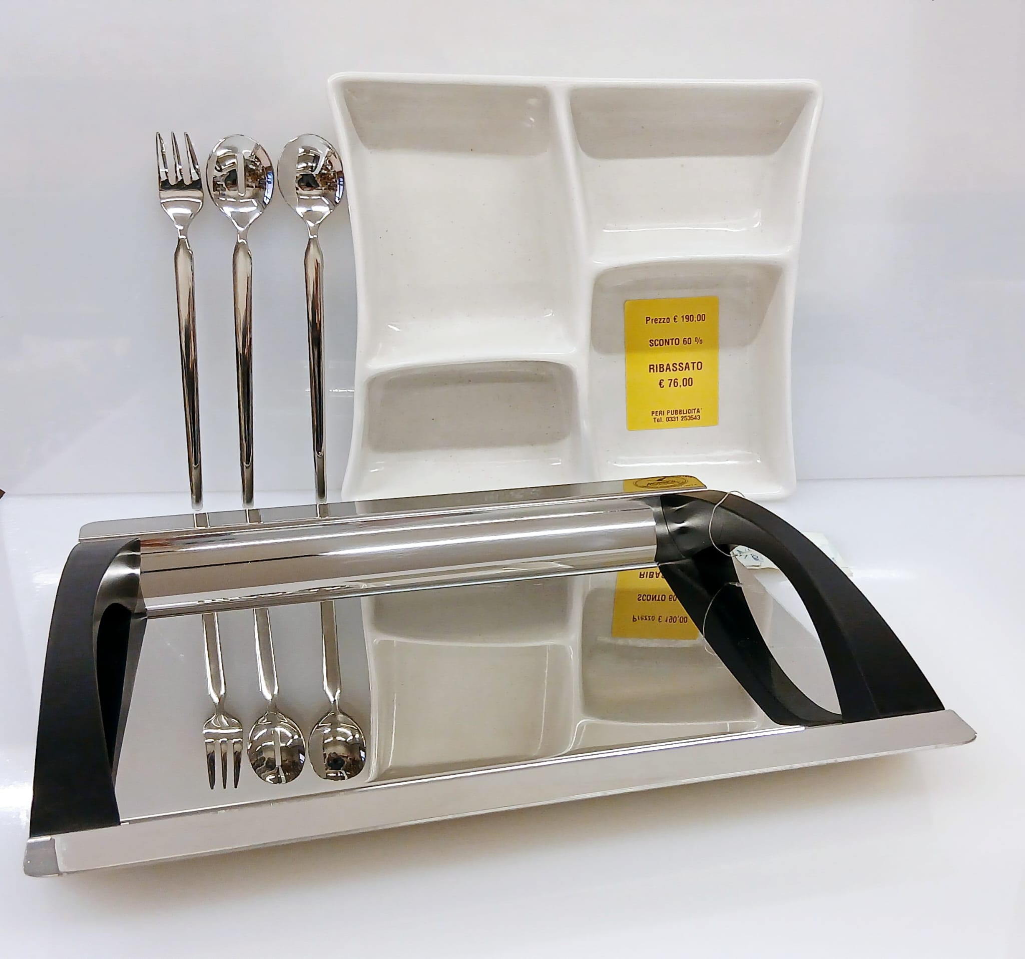 Antipastiera Swing Morinox 4 scomparti