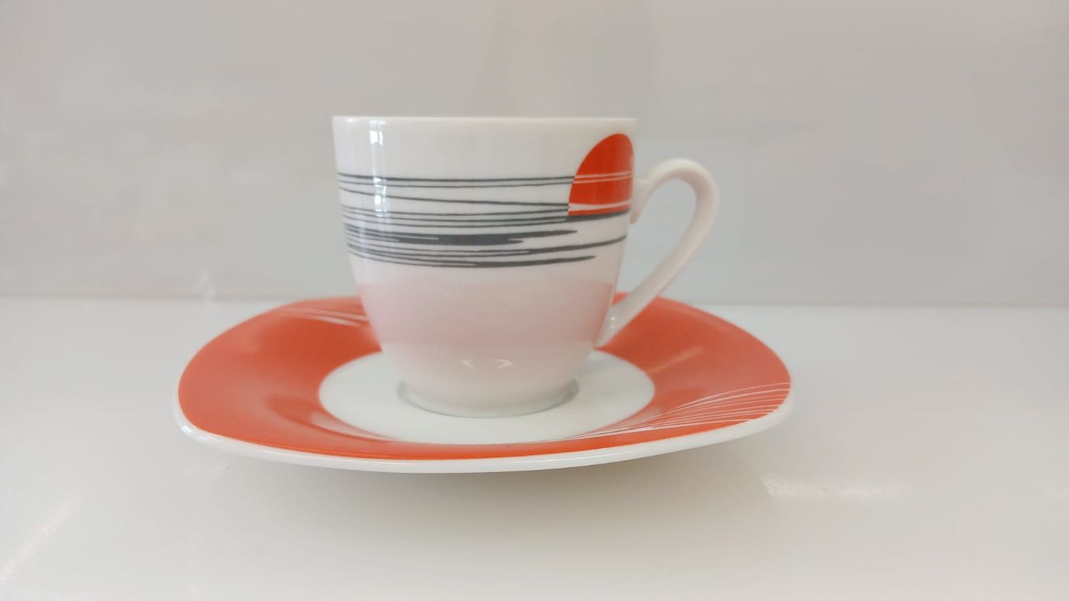 Tazza thè con piatto Alba Weissestal - set 6 pezzi