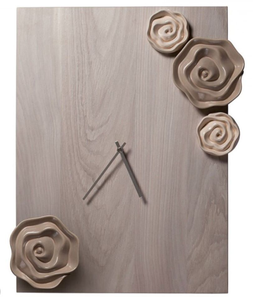 Orologio parete con fiori Wald