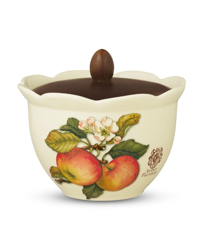 Biscottiera ceramica decoro Antico Frutteto Nuova Cer