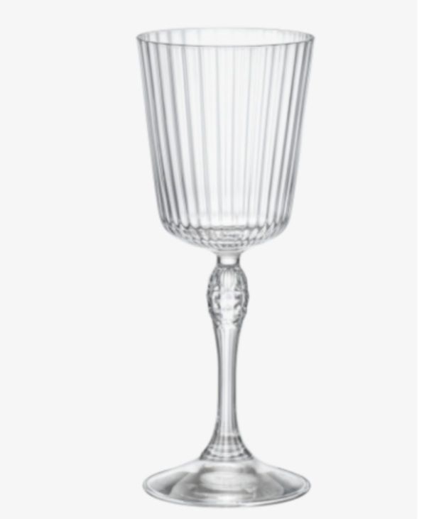 Set 6 bicchieri / calici cocktail cl.25 America'20S Bormioli