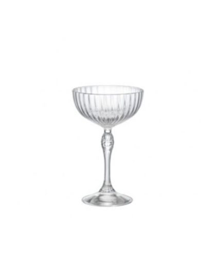 Set 6 bicchieri / calici cocktail coupe cl.23 America'20S Bormioli