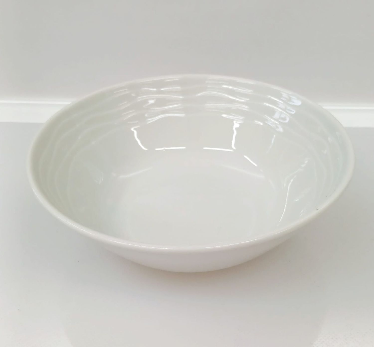 Set 6 pezzi coppette Sea Wave in porcellana bianca Kutahya
