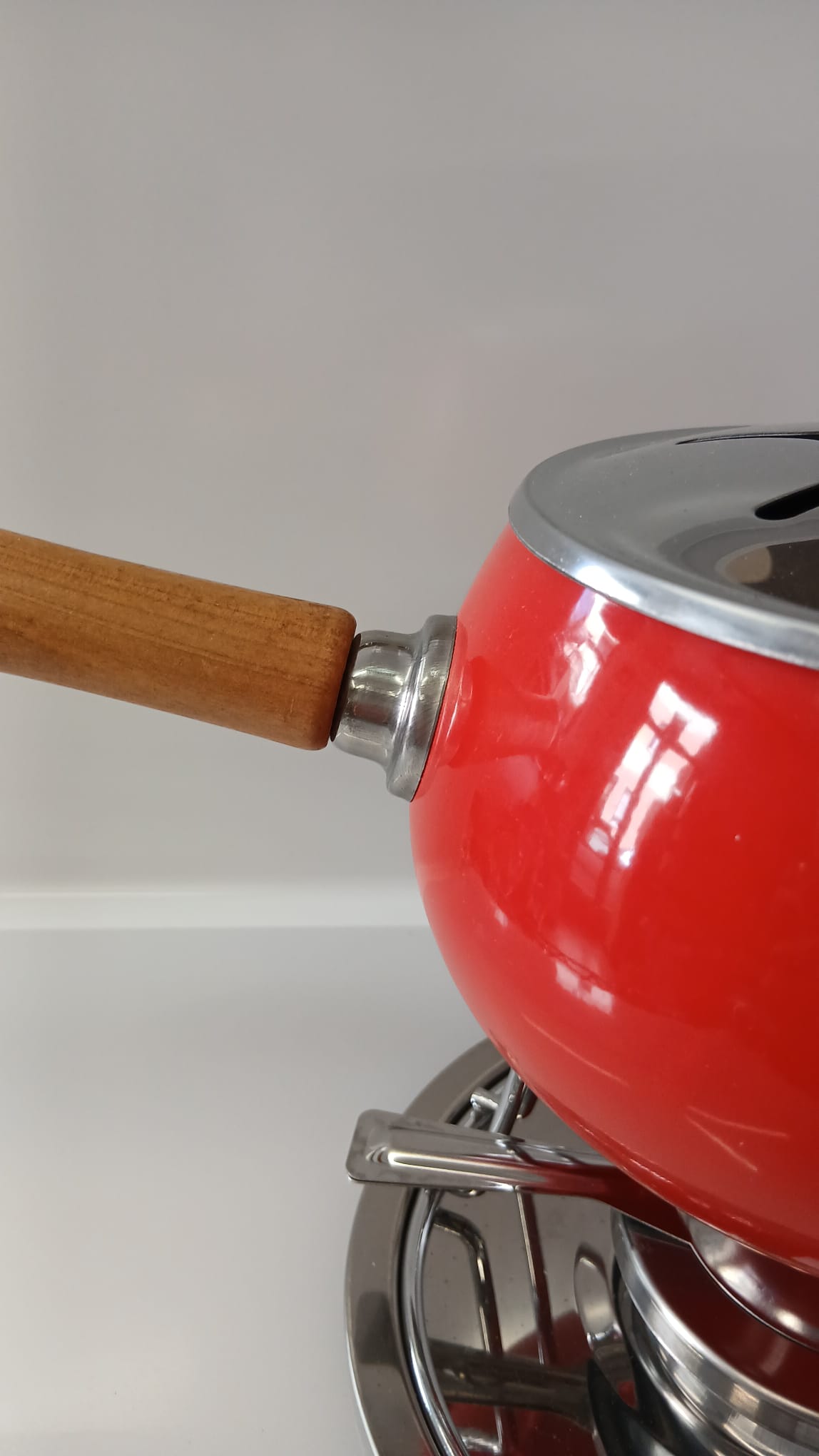 Fornetto fonduta / bourguignonne rosso - Servizio 12 pezzi