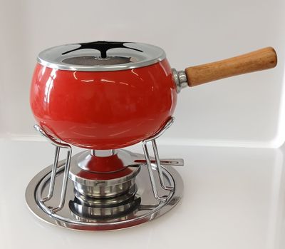 Fornetto fonduta / bourguignonne rosso - Servizio 12 pezzi