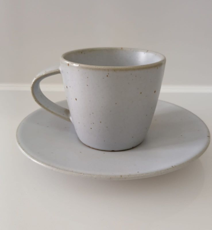 Tazza thé Trilla lavanda con piattino Tazza thé Trilla lavanda con piattino
