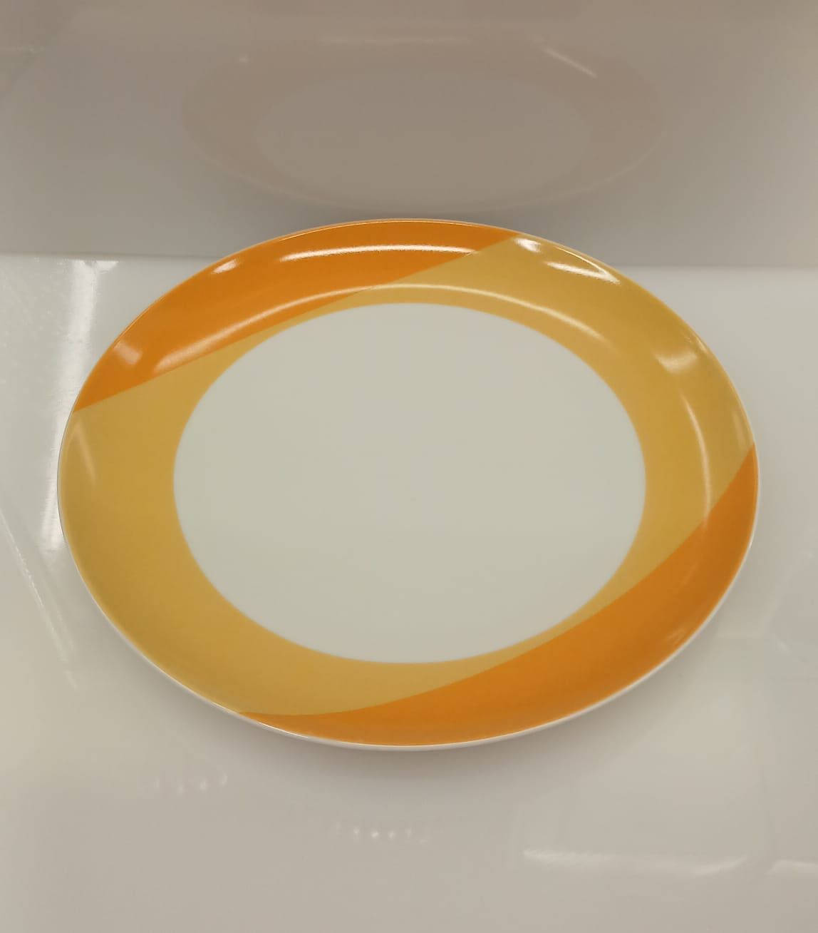 Piatto torta Geolo arancio Weissestal