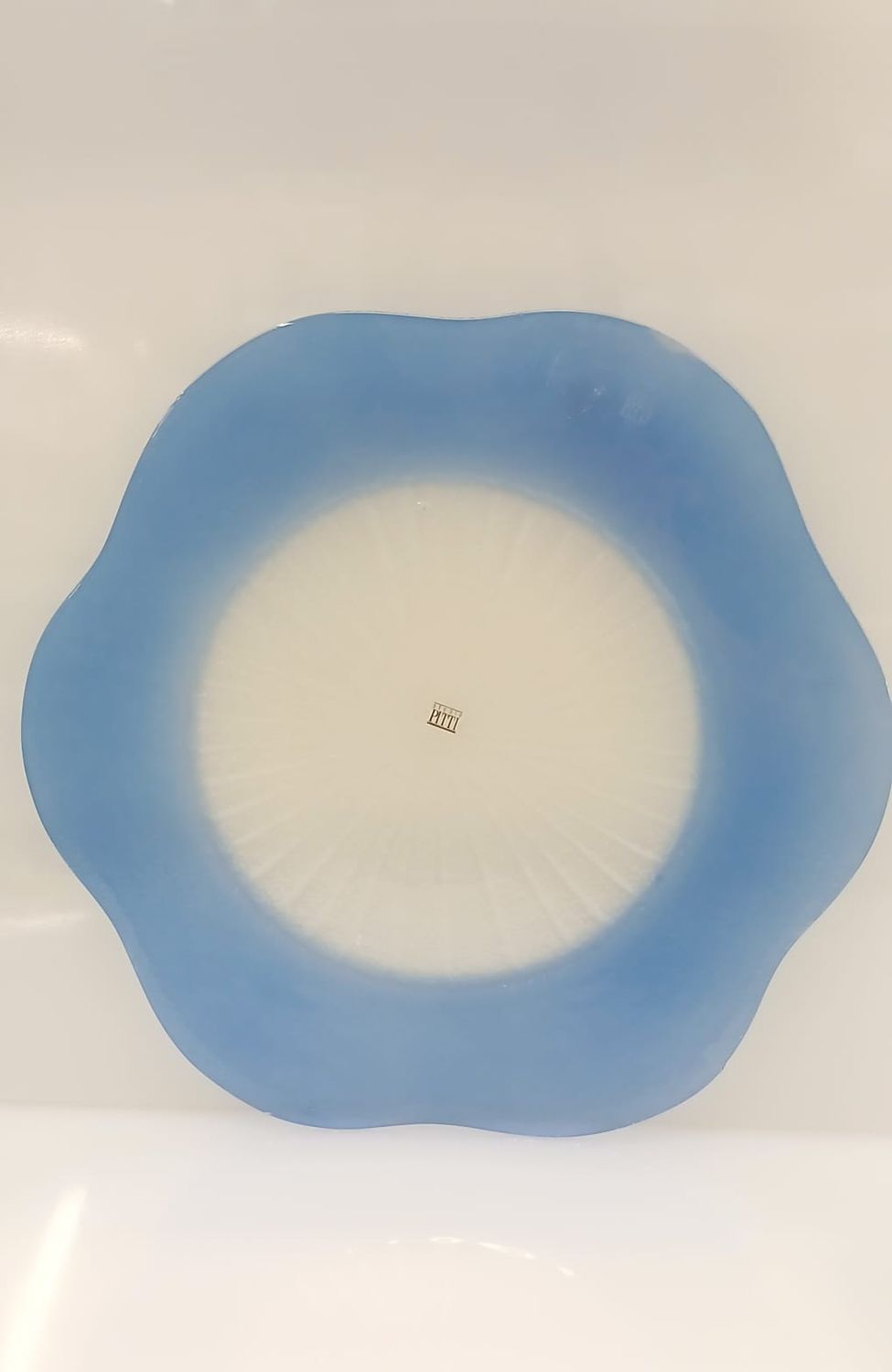 Piatto torta Fiore blu Pitty