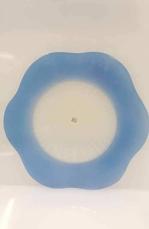 Piatto torta Fiore blu Pitty Piatto torta Fiore blu Pitty
