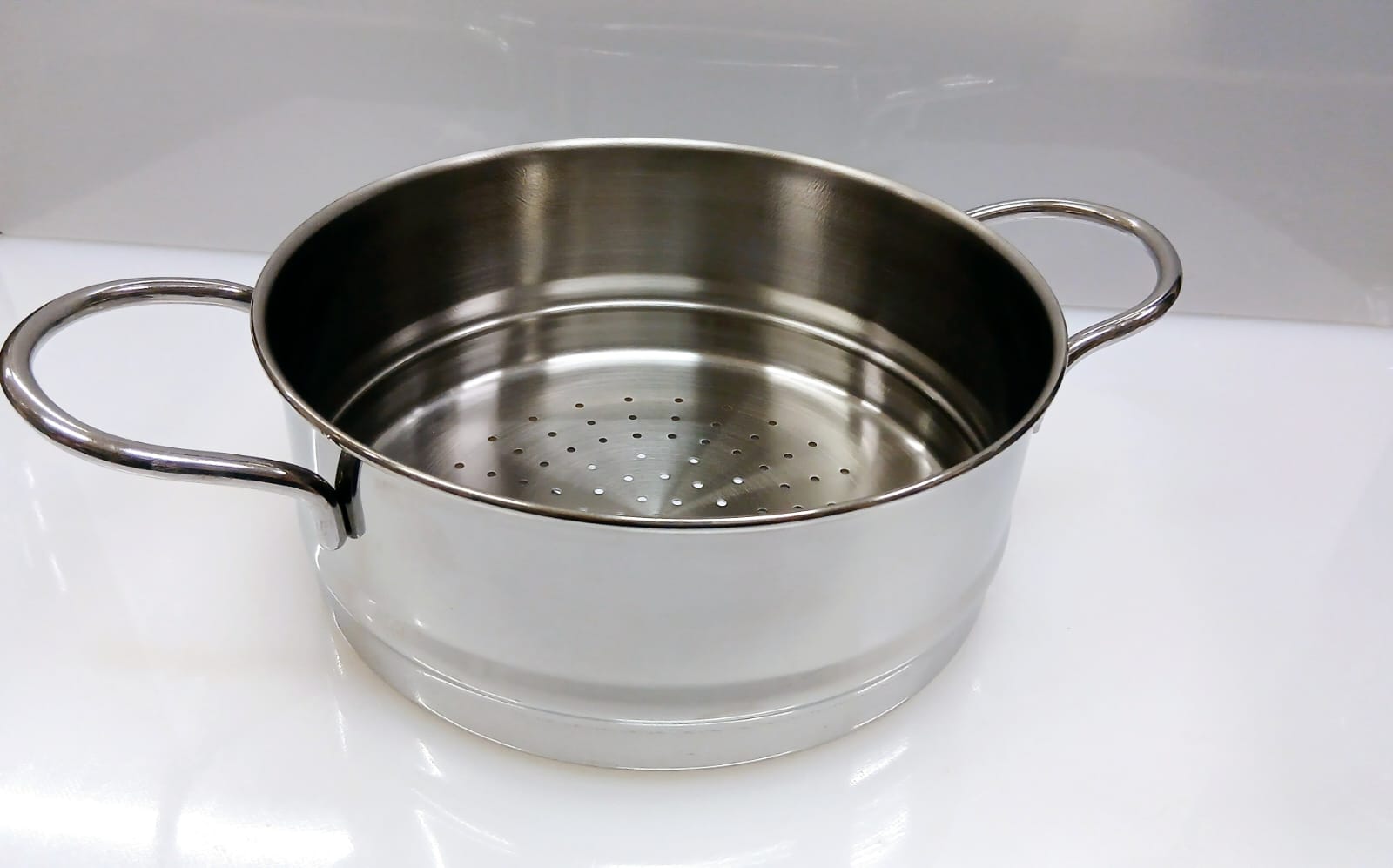 Cuocivapore inox Daisy acciaio - Set 3 pezzi