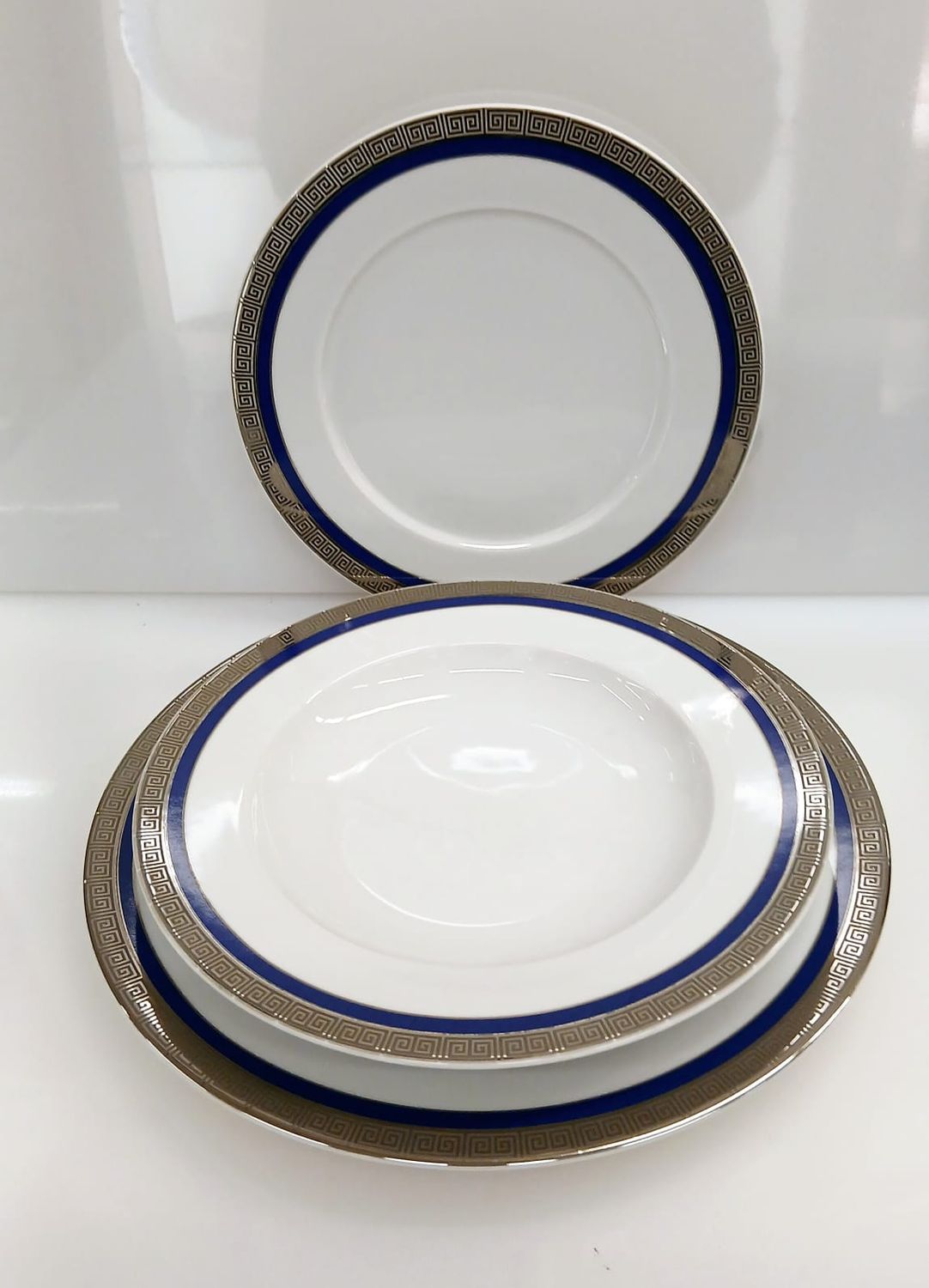 Piatti Roma platino - Servizio 40 pezzi