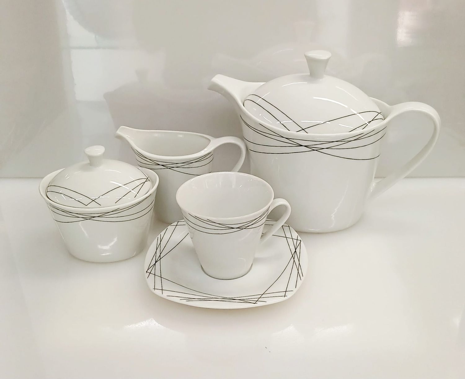 Tazza thè Helga Weissestal - Servizio 9 pezzi