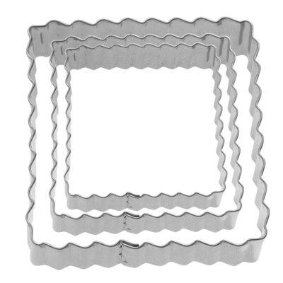 Stampo taglia biscotti inox Westmark singolo quadrato festonato