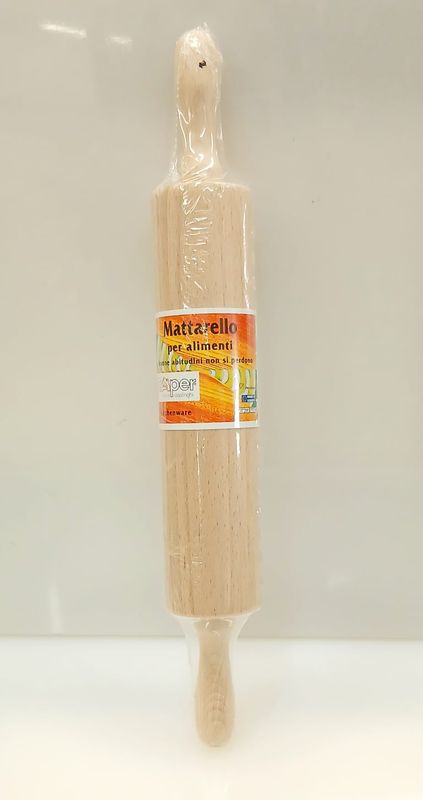 Mattarello in legno con manici girevoli Caper