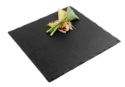 Piatto ardesia naturale quadrato