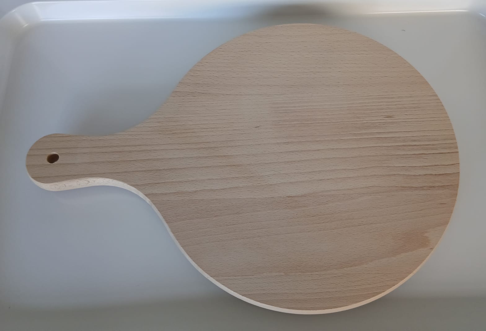 Tagliere polenta legno con manico