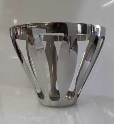 Portafrutta / centrotavola inox forato Mediterraneo Giannini 2573 Portafrutta / centrotavola inox forato Mediterraneo Giannini 2573
