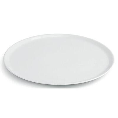 Piatto pizza Napoli bianco Saturnia