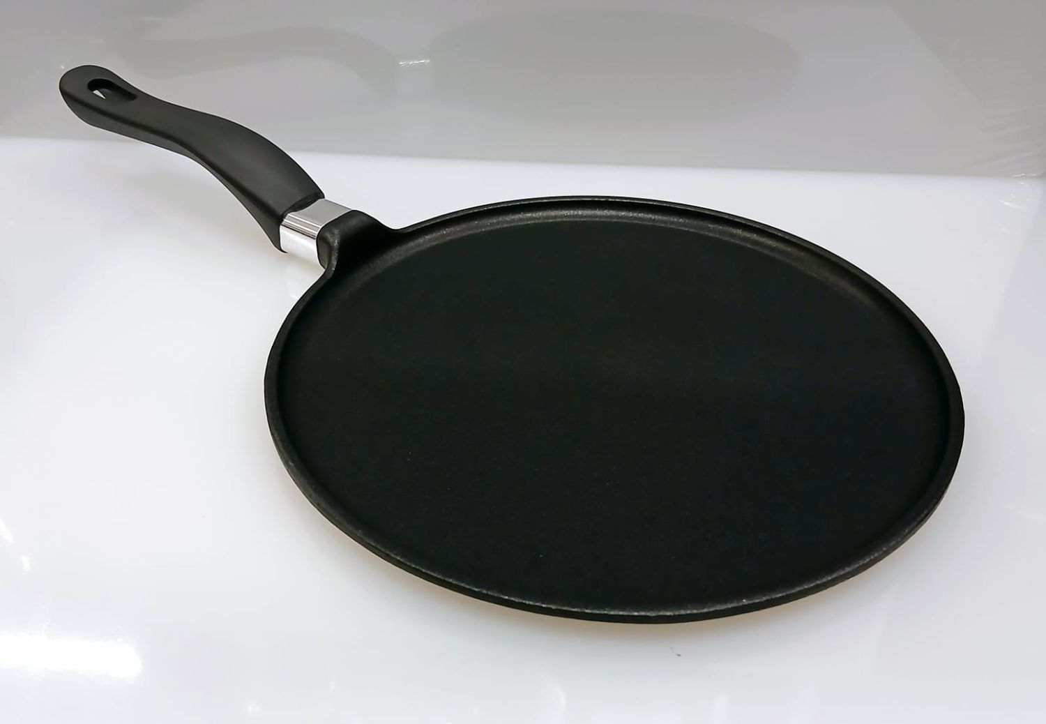 Padella crepes antiaderente Fusione Padella crepes antiaderente Fusione, Diametro / Altezza / Lungh.c/man.: cm.20 - h.1 - lung.39