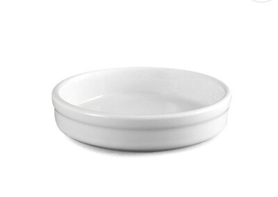 Pirofila / stampo crema catalana Justwhite bianco