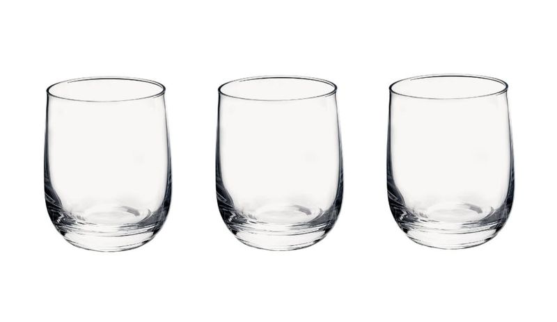 Set 3 bicchieri Loto vetro Bormioli Set 3 bicchieri Loto vetro Bormioli