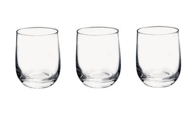 Set 3 bicchieri Loto vetro Bormioli Set 3 bicchieri Loto vetro Bormioli