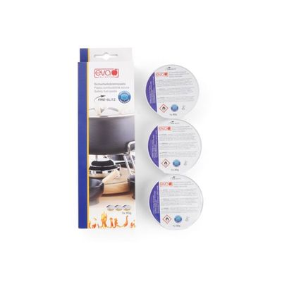 Pasta combustibile per fornetti fonduta / bourguignonne Eva - Set 3 pezzi Pasta combustibile per fornetti fonduta / bourguignonne Eva - Set 3 pezzi