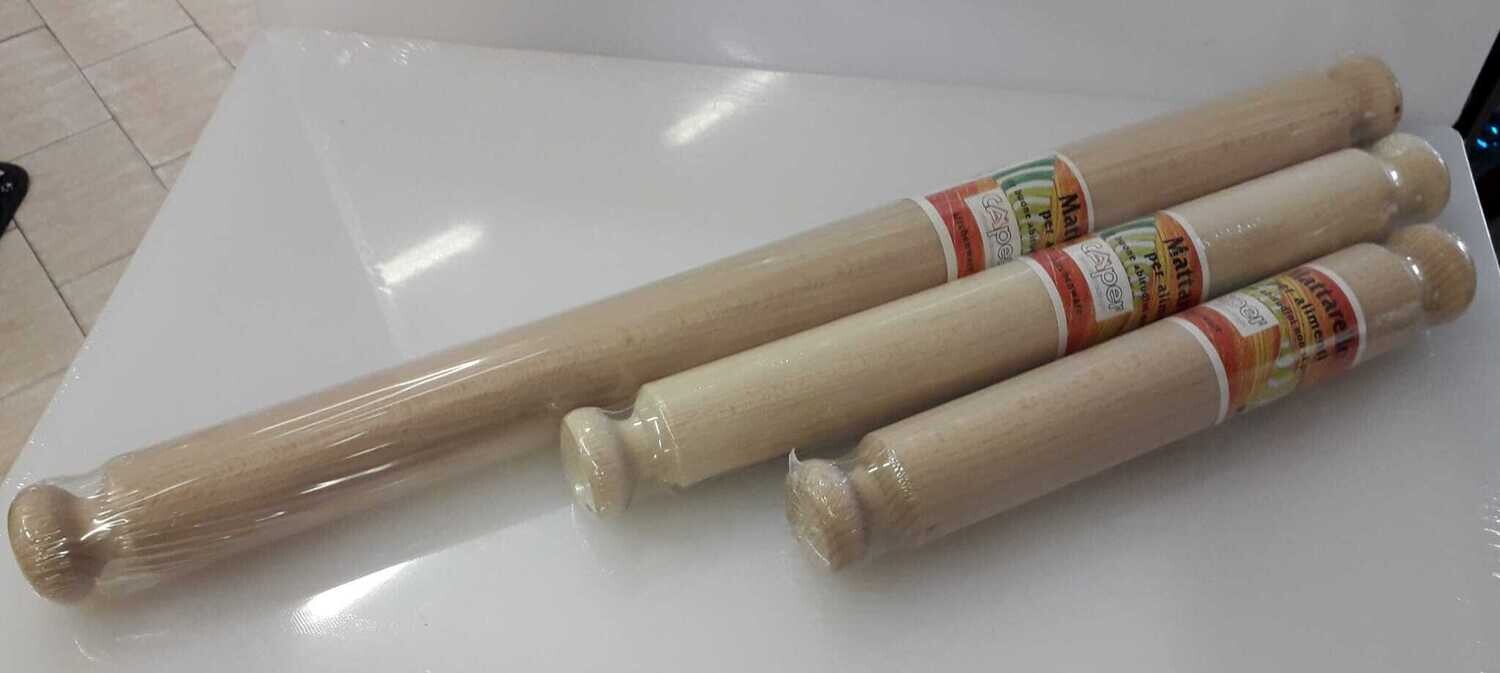 Mattarello in legno con manici fissi Caper Mattarello in legno con manici fissi Caper