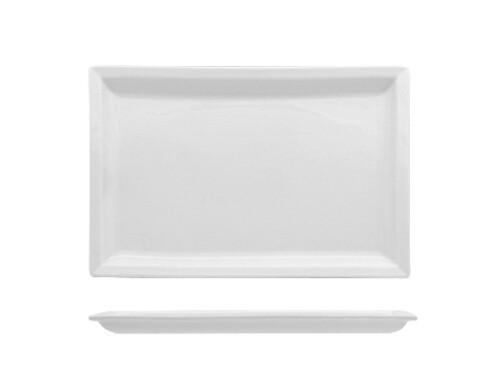 Piatto bianco Justwhite Lioness rettangolare Piatto bianco Justwhite Lioness rettangolare