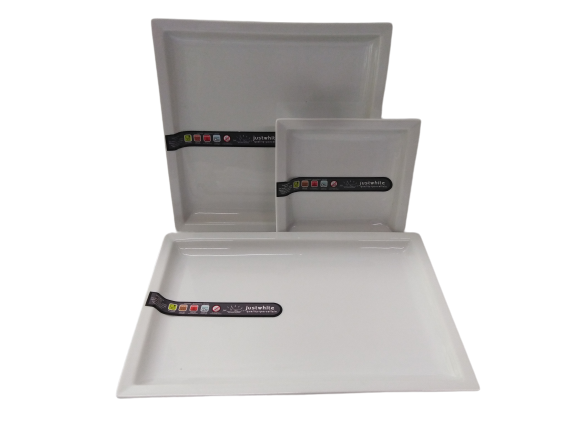 Piatto bianco Justwhite Lioness quadrato Piatto bianco Justwhite Lioness quadrato