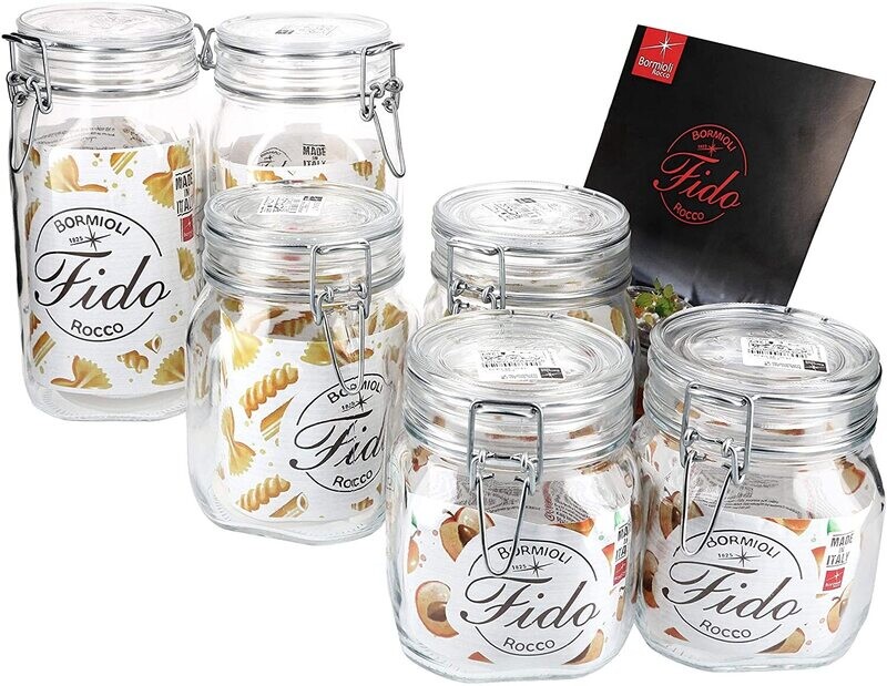 Vaso Fido Bormioli con molla e guarnizione Vaso Fido Bormioli con molla e guarnizione