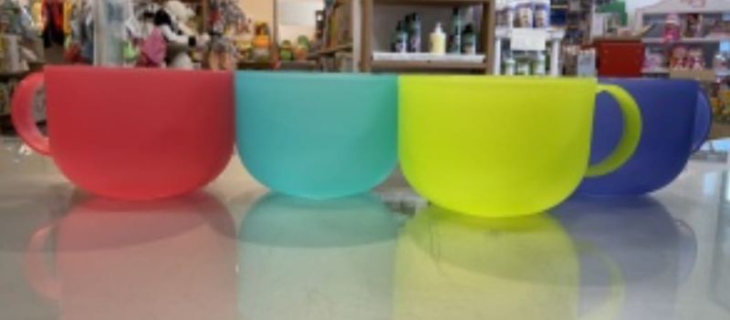 Tazza latte Frosty Dem jumbo plastica senza piatto