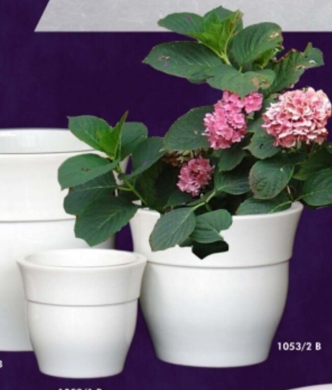 Portavaso ceramica bianco, Stelo Facciolini