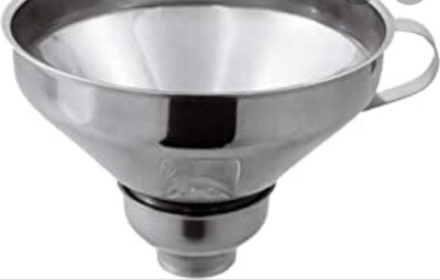 Imbuto invasatore acciaio con riduttore Calder