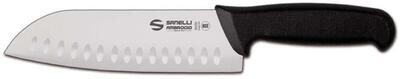 Coltello santoku, lama alveolata S350 Supra Sanelli Ambrogio Coltello santoku, lama alveolata S350 Supra Sanelli Ambrogio