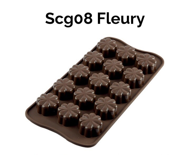 Stampo silicone cioccolatini fiore
