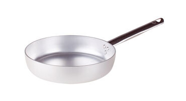 Padella friggere alluminio Agnelli 1 manico inox tubolare
